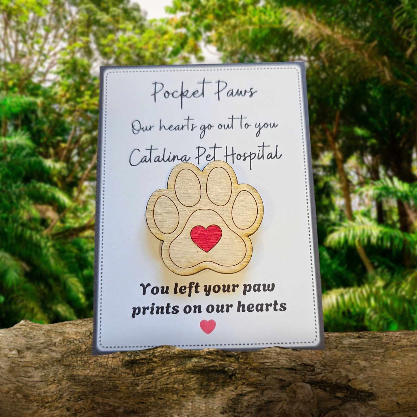 You left your pawprints - Our hearts go out to you