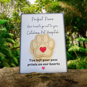 You left your pawprints - Our hearts go out to you