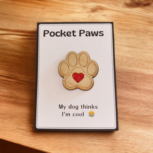 Pocket paws - My dog thinks I'm cool