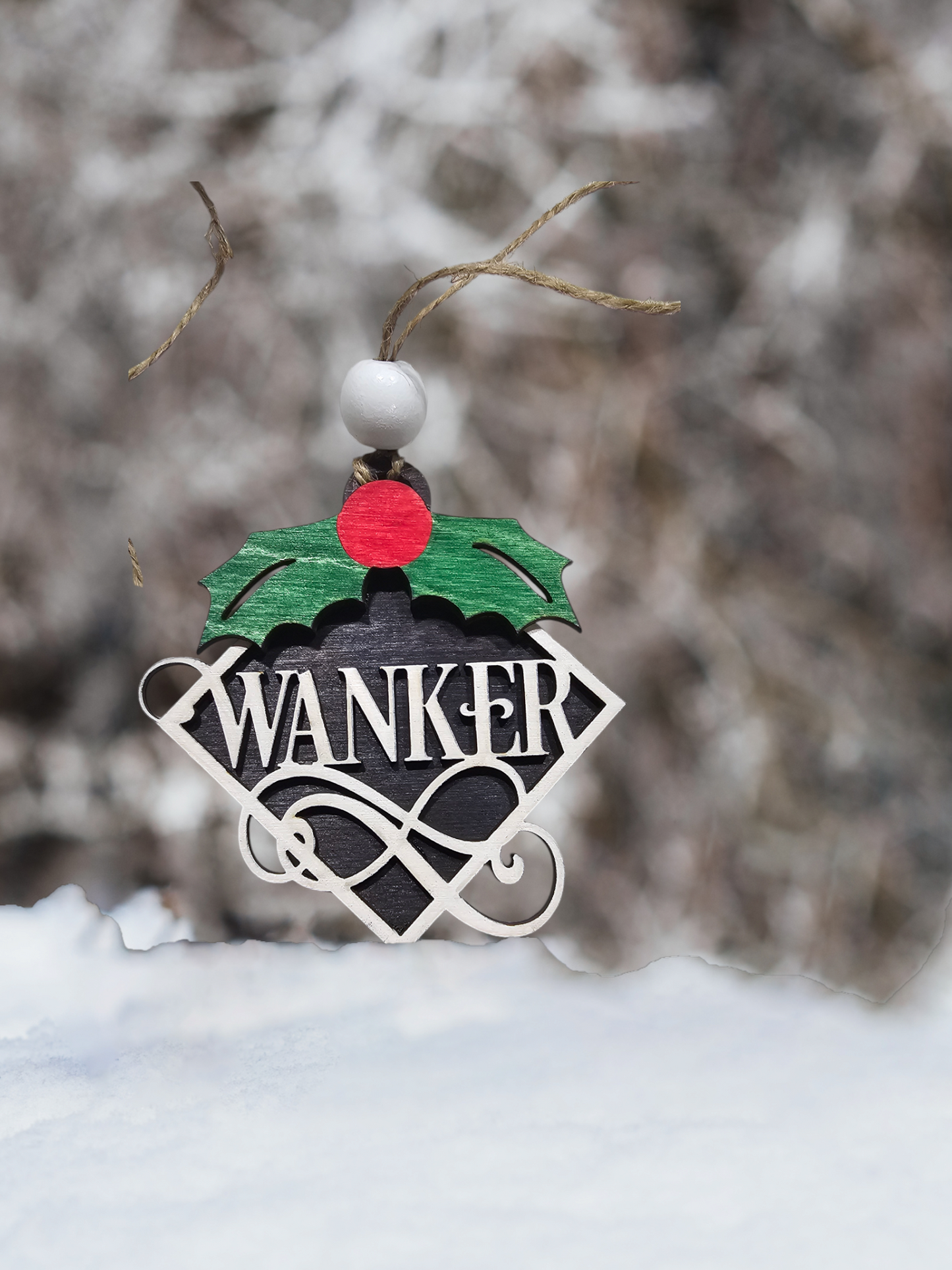 Wanker Ornament