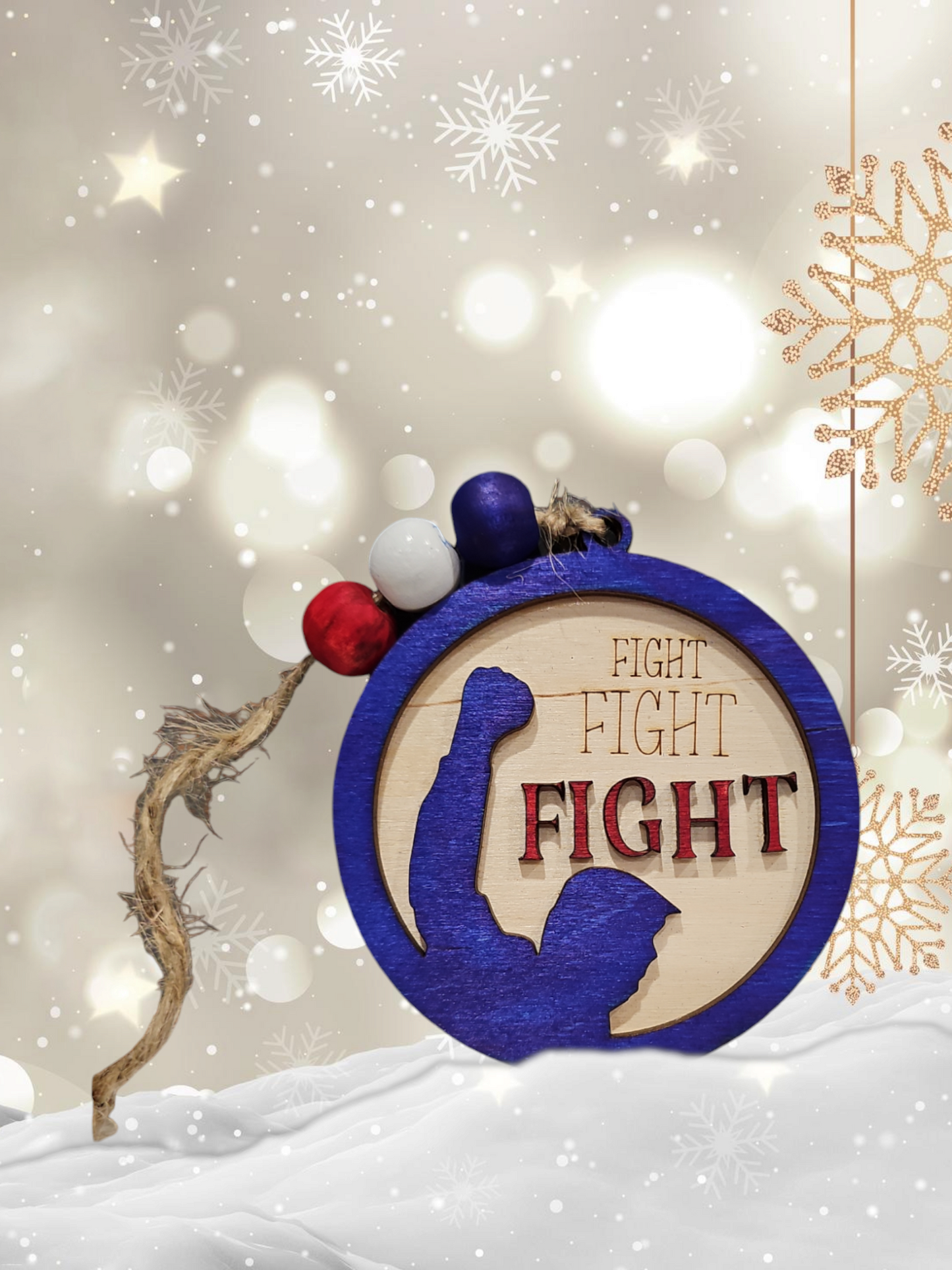 Trump - Fight Fight Fight ornament