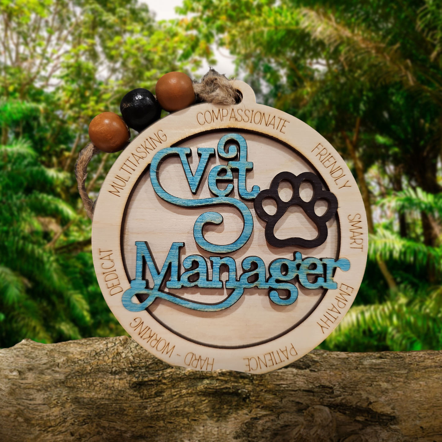 Vet Manager Ornament