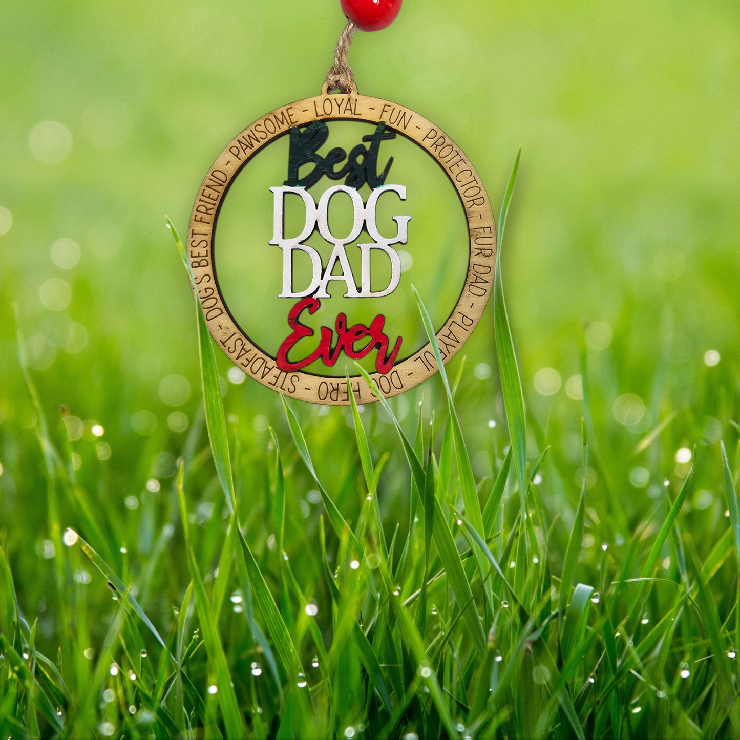 Best dog dad ornament